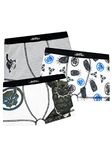 Marvel Boys Black Panther Underwear 3 Pack Grey and White 4-5 Years