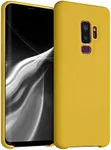 kwmobile Case Compatible with Samsung Galaxy S9 Plus Case - TPU Silicone Phone Cover with Soft Finish - Honey Yellow