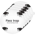 Pest Control Traps, 5pcs 4.3 Flea Traps Refills Replacements Glue Discs, Disposable Flea Trap Stickers for Mosquito Killer Lamp