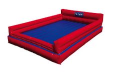 Tumbl Trak Inflatable Catcher, Red and Blue, 2.75 m x 4.27 m x 36 cm