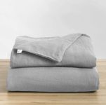 Baloo 100% French Linen Duvet Cover for Weighted Blanket (Dove Grey - 60"x80" - Full/Queen Size) | Cooling, Soft & Durable | Machine Washable & Dryer Safe | Oeko-TEX® Standard 100 Certified