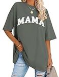 LOMON Mama Shirts Women Mama Letter