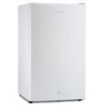 Subcold Eco100 LED Under-Counter White Fridge | Freestanding Refrigerator | Solid Door with Chiller Box | LED Light + Lock & Key | Energy Efficient (95L, White)