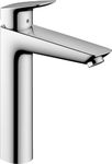 hansgrohe Logis Basin Mixer Tap 190 Without Waste, Chrome, 71091000