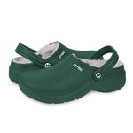 Lakeland Active Men's Fleece-Lined Dockray Clogs - Cumberland Green - 10 UK