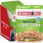 Bumble Bee Premium Light Tuna in Water, 2.5 Ounce (Pack of 12)