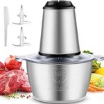 Swabs® Food Processor and Blender, Electric Meat Grinder Mincer Food Processor Cutter Meat Slicer | Speeds Control and Large SUS Bowl