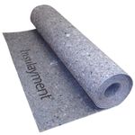 MP Global Products INSUL100 Insulayment Multi-Purpose Acoustical Underlayment for Glue and Nail Down Flooring, 3' x 33.4' (100 sq ft), Gray