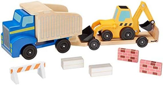 Melissa & Doug Classic Toy Dump Truck & Loader