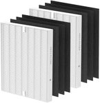 AP-1512HH Air Purifier Replacement Filter Set for Coway Airmega AP-1512HH and and Airmega 200M air Purifier, 2 HEPA and 6 Carbon Filters, Compared to Part #3304899