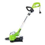 Greenworks 5.5 Amp 15″ Electric String Trimmer/Edger –Auto Dual Line Feed, Adjustable Handle, Rotating Head & Lightweight for Home Yard, Lawn Edges, Driveway, Fence Lines & Garden Borders Maintenance