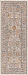 BoutiqueRugs Herstmonceux Traditional Runner Rug - Camel, Charcoal, Dusty Pink - 2'7" x 7'3" Runner