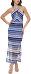 Guess Womens Halter Long Maxi Dress