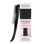 Tangle Teezer Ultimate Detangler Hairbrush for Wet & Dry Hair, Eliminates Knots & Reduces Breakage for All Hair Types, Liquorice Black