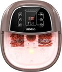 RENPHO Foot Spa and Massager with Heater, Gifts for Women, Foot Spa with Auto Roller Massager, Foot Bath with 3 Massage Modes, Foot Massager Spa, Adjustable Timer and Temperature, Brown