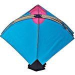 RUHANI Paper Kite Patang, Multi-Color, 42 cm x 42 cm, Bamboo Frame, Traditional Indian Festival Theme, Pack of 10