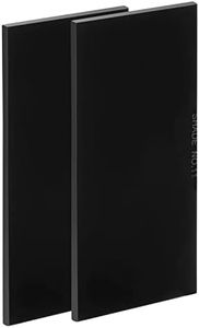 HARFINGTON Welding Lens Shade 11 Glass 2 EACH 2" x 4.25" Replacement Welding Lens Hardened Glass Black Darkening Filter Plates for Welding Helmet, Black