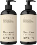 Loved01 Hand Wash, John Legend Skincare, Liquid Hand Soap, Gentle & Hydrating, Cruelty-Free, Formulated with Nourishing Oils & Soft Lavender, 2-Pack (15 oz each)