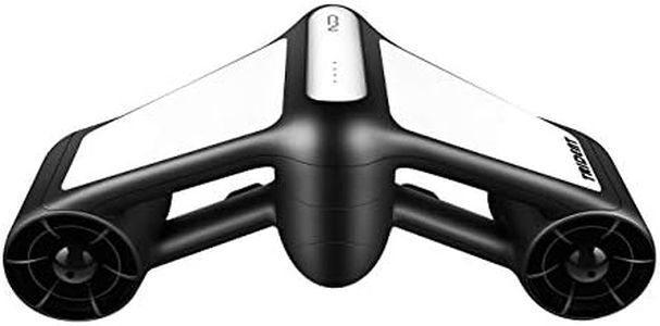 G GENEINNO Geneinno Underwater Scooter Dual Propellers with 2-Speed Compatible with Versatile Action Camera White