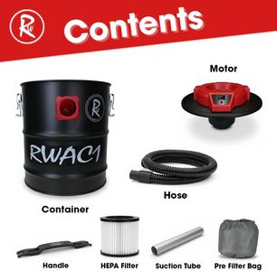 RocwooD 15L Ash Vacuum Cleaner – 800W Powerful Suction