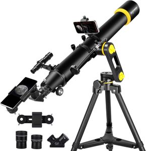 Vertisteel 90mm Astronomy Telescope – High-Power Refractor for Stargazing