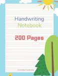 4 Lines Book Handwriting: 4 Lined Handwriting Book : Ideal For Good Practice Handwriting : 4 Line Notebook For Cursive Writing : 8.5x11 Inches 200 Pages : Four Line Notebook For Kids & Adults