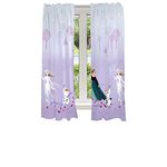 Franco Disney Frozen 2 Kids Room Window Curtain Panels Drapes Set, 82 in x 63 in, Official Disney Product By