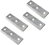 4PCS Wood Chipper Blades Replacement for Landworks, Superhandy LCE12, Greatcircleusa GUO054 Mini Steel Wood Chipper and EFCUT C30, C30 Mini, C30 Lite&3-IN-1 Wood Chippers Shredders Three-Year Warranty