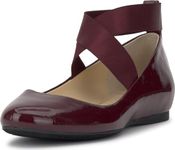 Jessica Simpson Women's Mandayss Ballet Flat, Dark Cherry, 7.5