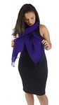 Cashmere Pashmina Group: Solid Pashmina Shawl, Scarf, Wrap & Stole (Large Size)