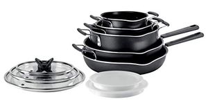 T-fal B198SA74 Non-Stick Stackables 10pc Cookware Set