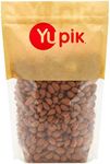 Yupik Dry Roasted Almonds, 1 kg, Gluten-Free, Vegan, Kosher, Whole Nuts, Lightly Roasted, Oil-Free, Unsalted, Crunchy Almonds, Healthy Snacks