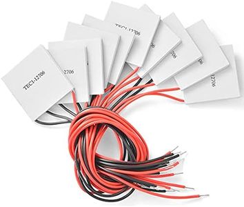 10Pcs TEC1-12706 40*40MM 12V 60W Heatsink Thermoelectric Cooler Cooling Peltier Plate Module