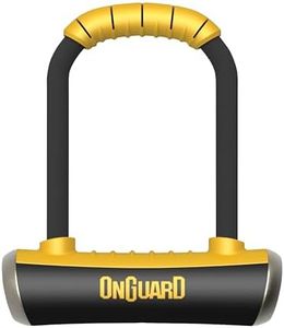 OnGuard Pitbull Medium U-Lock (Black, 3.55 x 6.90-Inch)