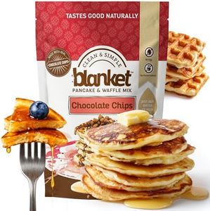 Blanket Pancakes and Waffle Mix – Chocolate Chip Pancake Mix – Just Add Water, No Preservatives – Clean Breakfast Staple with Homestyle Taste – Non-GMO, Comfort Food Classic – 16 oz (1 Pack)