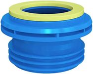 DOITOOL Toilet Rubber Wax Ring Toilet Flange Washer Odor Proof Toilet Bowl Seal Gasket for Home Hotel Bathroom Blue