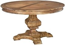 Hekman Furniture Wellington Hall Dining Table - Hand Turned Pedestal Base, One Leaf Extension & Warm, Rich Wooden Finish Versatile, Elegant Choice for Rustic, Transitional, or Formal Dining Rooms