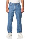 Carhartt Men's Traditional Fit Five Pocket Tapered Leg Jean B18 - Blue -