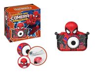 spiderman Camera for Girls Boys with Cartoon Silicone Cover, Digital Mini Toddler Camera Toys for 3 4 5 6 7 8 9 10 11 12 Year Old Kids Birthday Chirstmas Gift -1080P and selfie camera, video recording