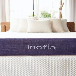 Inofia Double Gel Memory Foam Mattress Topper – Cooling Comfort