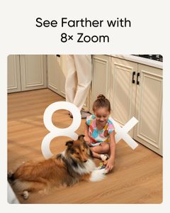 eufy Indoor Cam S350 4K Dual Security Camera – Pan & Tilt, Night Vision