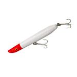 Cotton Cordell C6628 Pencil Popper, 1 oz, Pearl/Red Head, 6"