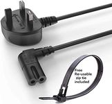 New Right Angle 5M Long Replacement Mains Power Cable For Samsung Curved TV