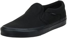 Vans Men's Mn Asher Sneaker, Black Canvas Black B, 9 UK