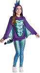 Girls Purple Mystical Dragon Costume | Medium (8-10) | 2 Pcs.