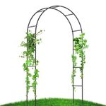 Supvox® Garden Arch Plant Stand - Metal Plant Stand for Balcony - Arch Steel Frame Garden - Garden Trellis for Climbing Plants - Garden Decoration Items - for Indoor/Outdoor, Backyard, Lawn, Patio