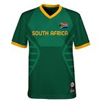 Official 2023 Women's Football World Cup Youth Team Shirt, South Africa, Green, 8-10 Years