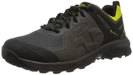 KEEN Men's Explore Wp Hiking Shoe, Magnet/Bright Yellow, 7 UK (40.5 EU)