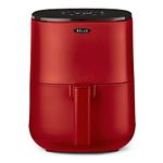 BELLA 3 Qt Touchscreen Air Fryer Oven and 5-in-1 Multicooker with Removable NonstickDishwasher Safe Crisping Tray and Basket, 1400 Watt Heating System, Matte Red