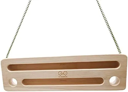 YY Vertical - The Original Travelboard Climbing hangboard in Wood for Rock Climbing, Ideal for Home Training, adapts to Pull up bar, Strengthen Your Fingers